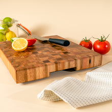 Load image into Gallery viewer, Premium Mixed Hardwood End Grain Chopping Board
